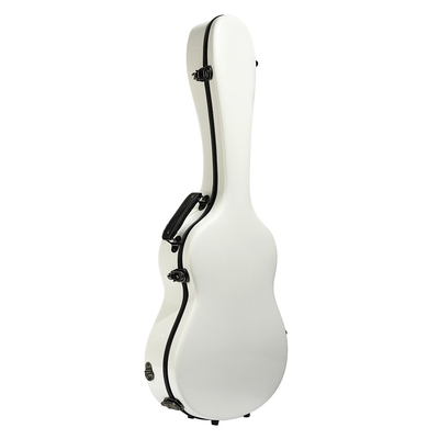 Fiberglas-klassisches Fluglinien-Gitarren-Kasten-Weiß