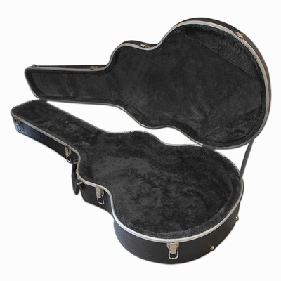 ABS riesiger akustischer deluxer Flug-Gitarren-Kasten mit Griff-Schwarz-Farbe