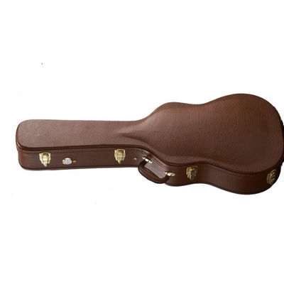 Brown Plywooden 38&quot; Hals-starkes Plüsch-Futter der Gitarren-Gestell-Rechtssachen-13cm