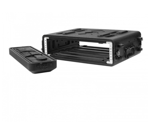 PET 10&quot; flacher Gestell-Kasten der Tiefen-2U mit Mikrofon-Speicher
