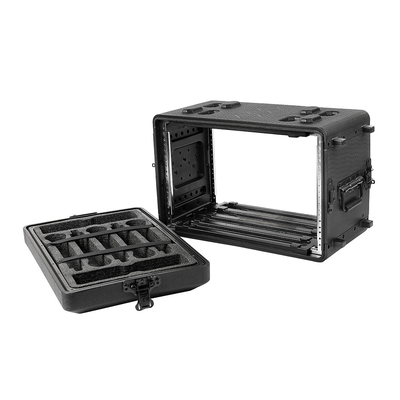 PET 10&quot; der Tiefen-6U Kasten Montagerahmen-Gestell-flacher des Gestell-Fall/6u