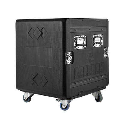 Wasserdichter PET 12u Gestell-Flug-Fall mit Rädern 20" Tiefe