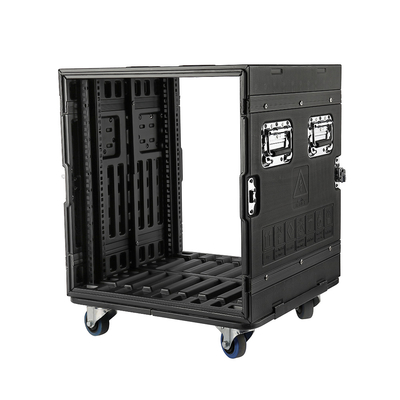 Wasserdichter PET 12u Gestell-Flug-Fall mit Rädern 20" Tiefe