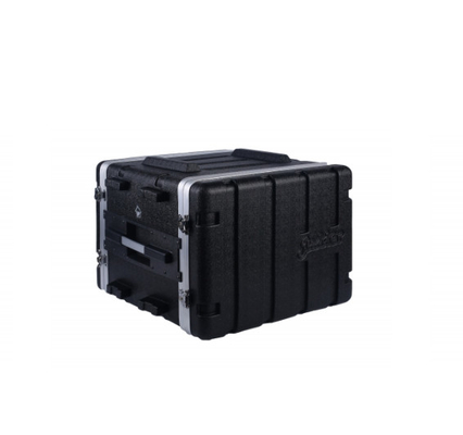Dauerhafte ABS 8U des 19 Zoll-Gestell-Kasten-/PA DJ Hochleistungstorsions-Klinken Flug-des Fall-4X