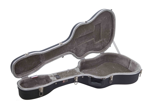 Guider-ABS klassisches Schwarzes des Gitarren-schweren Falls für Dreadnought-Gitarren