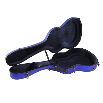 Matte Blue Fiberglass Classical Guitar-Fall-hoher Bruch-Widerstand