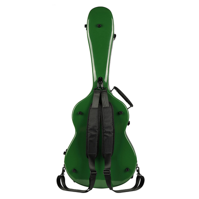 Grüne klassische harte Shell Guitar Case 39 Zoll-Fiberglas-Antidruck