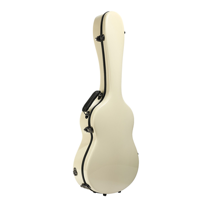39 Zoll-Fiberglas-klassisches Gitarren-Kasten-Elfenbein