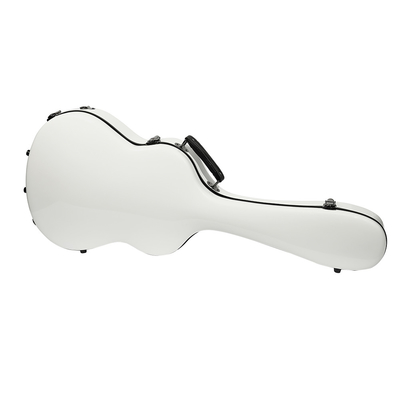 Fiberglas-klassisches Fluglinien-Gitarren-Kasten-Weiß