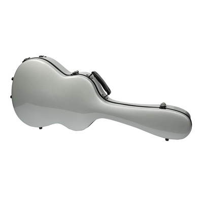 39 Zoll-Fiberglas-klassisches Gitarren-Kasten-Silber