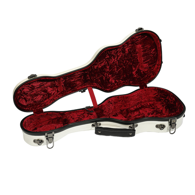 Fiberglas Hardshell des Elfenbein-Konzert-Ukulele-schweren Falls wasserdicht