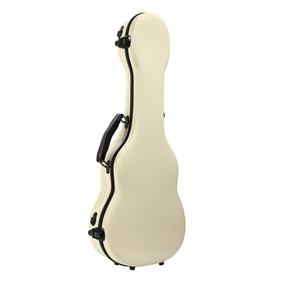 Antielfenbein-Farbe des druck-Fiberglas-Inhalts-Ukulele-schweren Falls