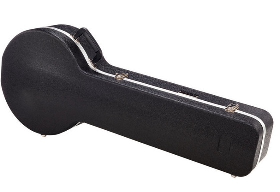 Verstärkter ABS Hardshell-Banjo-Kasten-weicher Plüsch 3 Dreiergruppe chromieren überzogene Klinken