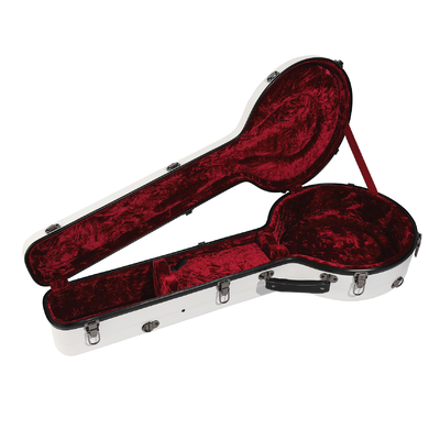 Weißes extrem starkes des Antidruck-Fiberglas Hardshell-Banjo-Kastens