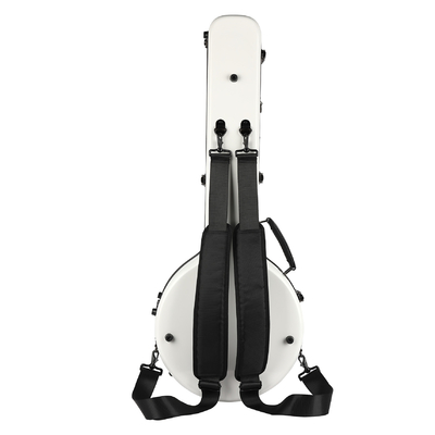Weißes extrem starkes des Antidruck-Fiberglas Hardshell-Banjo-Kastens