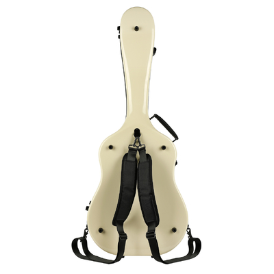 Elfenbein-Farbgitarren-Gestell-Berg-Kasten des Fiberglas-Universalgitarren-schweren Falls