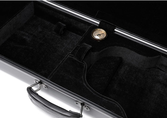 Dauerhaftes Fiberglas-Shell Violin Hard Case With-Leder-Griff-Wasser-beständiges