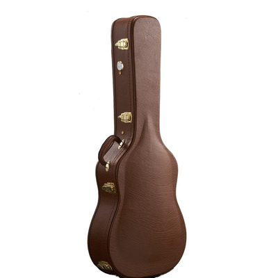 Brown Plywooden 38&quot; Hals-starkes Plüsch-Futter der Gitarren-Gestell-Rechtssachen-13cm