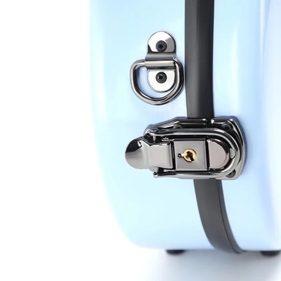 Hardshell-Fiberglas-Inhalts-Ukulele-schwerer Fall füllte dick Tiffiany-Blau auf