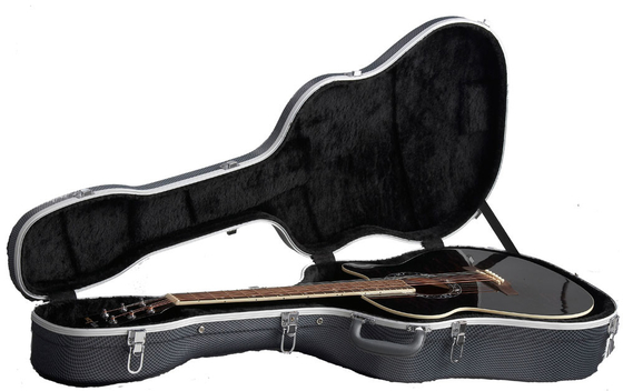 Robuster, robuster Gitarrenständer mit Außentaschen