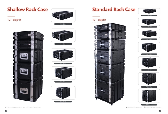 Slim 3U Rackmount Case für AV und IT-Geräte 19 Zoll Breite